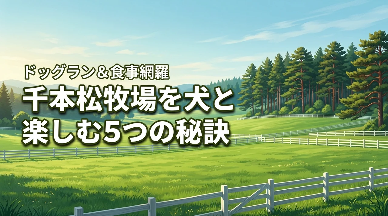 千本松牧場で犬連れを楽しむ5つの秘訣！ドッグランや食事情報も網羅