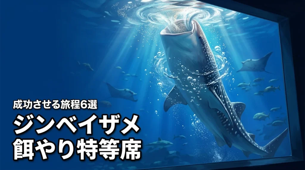 美ら海水族館のジンベイザメ餌やりを特等席で！成功させる旅程の6選