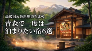 青森で一度は泊まりたい宿6選！憧れの高級宿や最新ウェルネス施設を徹底比較